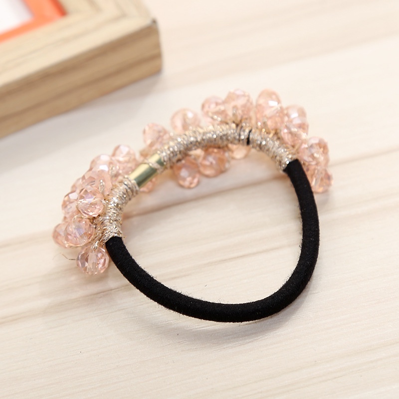 2019 fashion temperamen headband pearl rambut band pelajar rambut lucu Wanita Cincin ikat ekor kuda