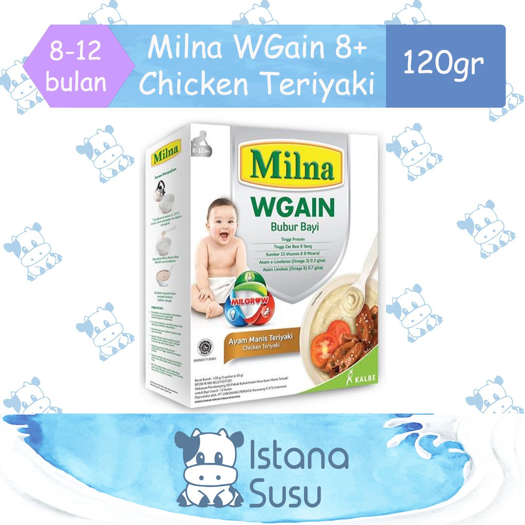 Milna Bubur Bayi WGain 120gr