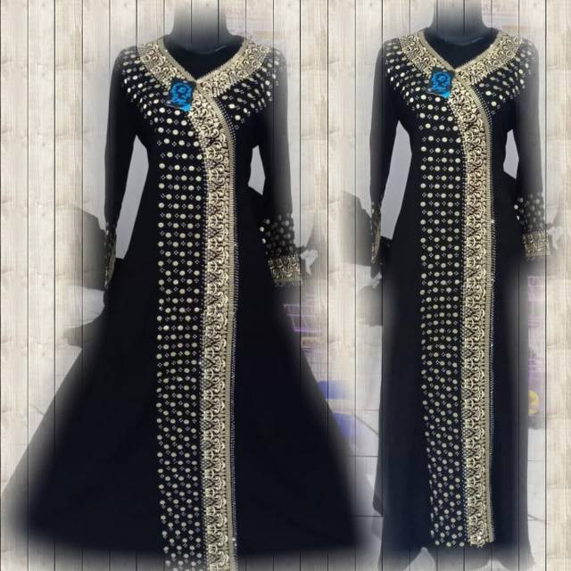 Gamis bahan wolfis