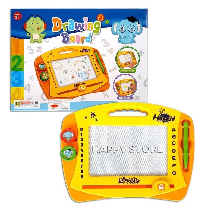 

Mainan edukasi anak papan tulis hapus drawing board colour no.6671a mainan anak murah