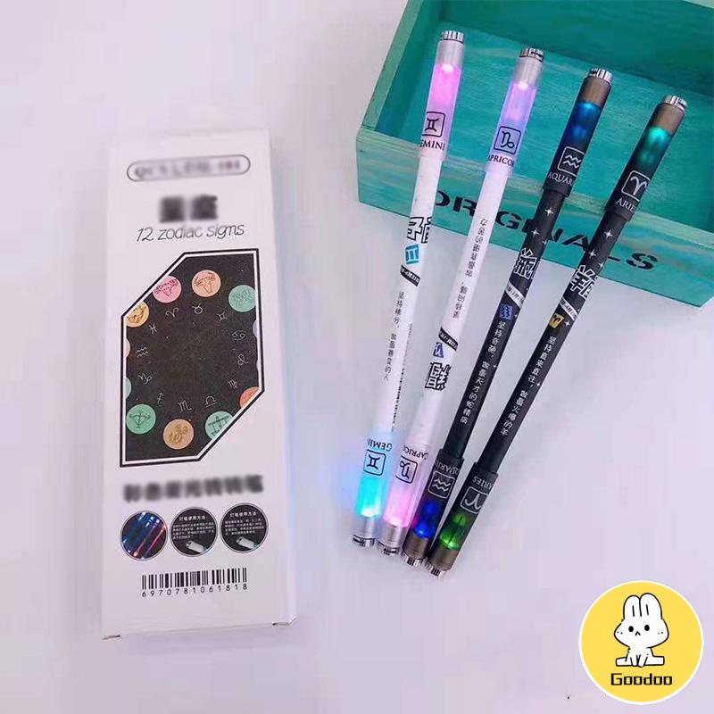 【Ready Stock】Spinning Pen Rotating LED Pena netral Gaming Ballpoint Luminous Pen Alat Tulis for Beginner Rotating -Doo