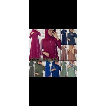 GAMIS MALAYSIA/KURUNG PAYET BELAH SAMPING PREMIUM