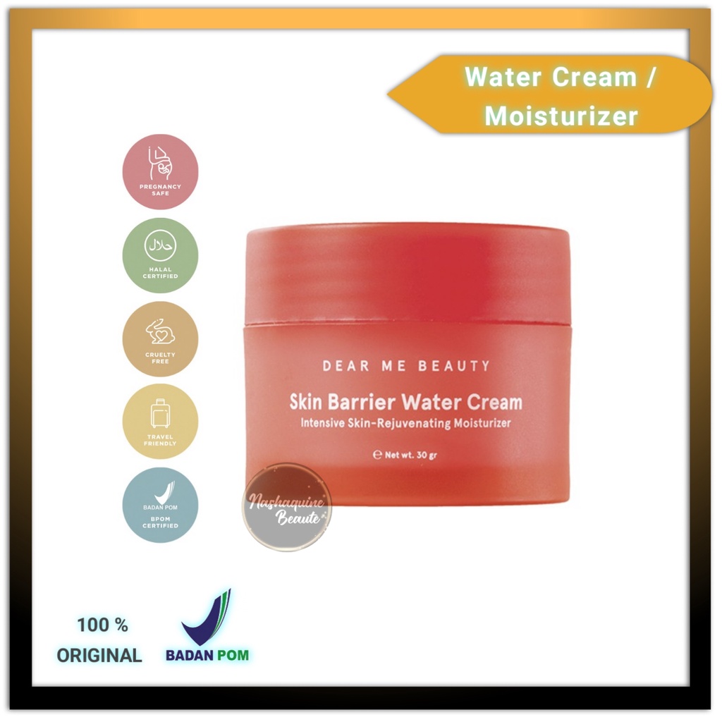 Dear Me Beauty Skin Barrier Water Cream - Overnight Renewal Water Cream  30gr - Nashaquine Beaute