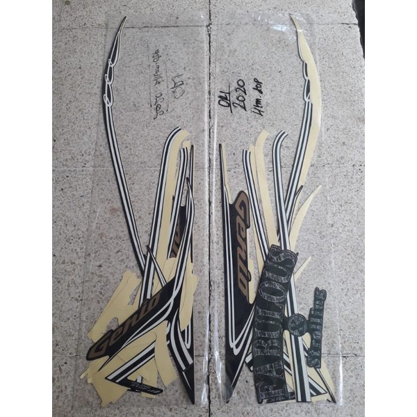 (siap kirim) striping sticker motor Honda Genio CBS - ISS 2019 - 2020