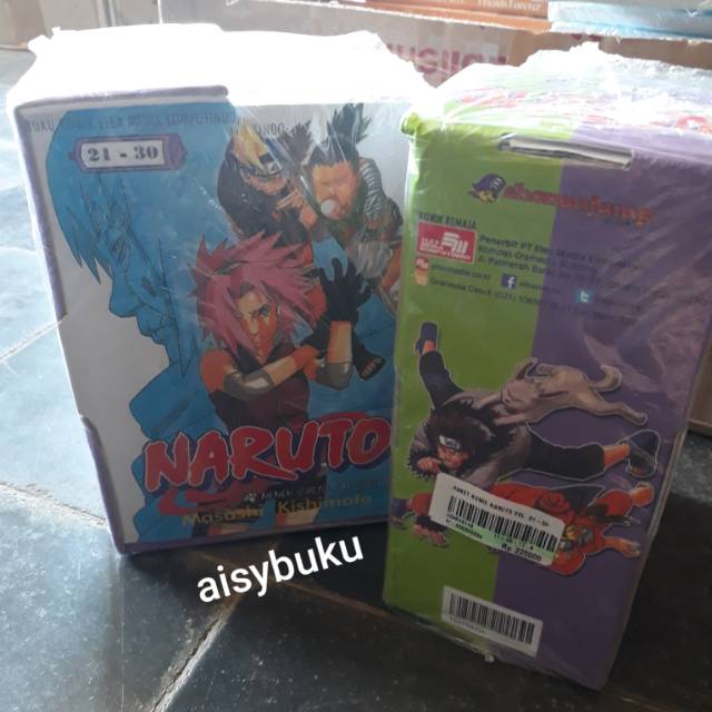 Boxset komik naruto 21 - 30