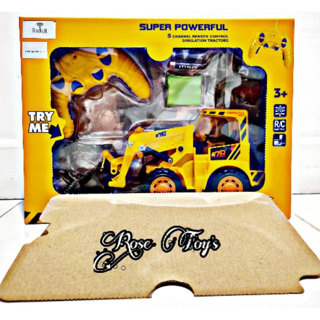 Mainan Mobil Konstruksi RC - Engineer Dozer Truck