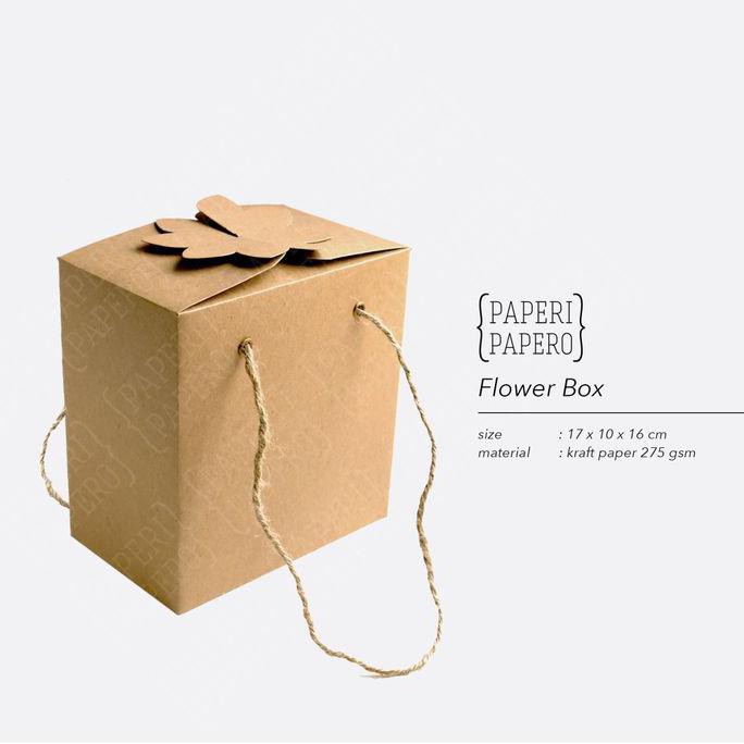 

Flower Box isi 2 Toples - Parcel Kotak Kue Kering 250 Gram