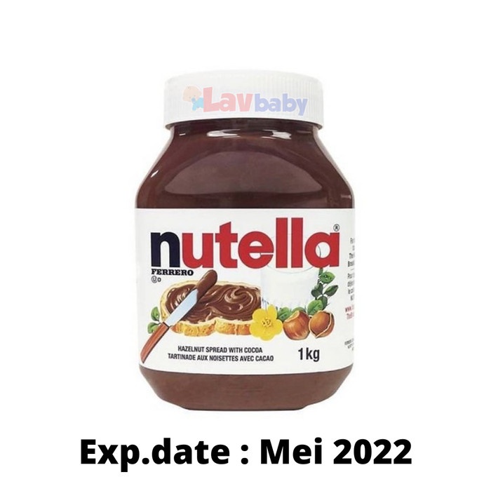 

COKELAT- NUTELLA SPREAD SELAI COKLAT 1000GR 1KG - PACKING STD -COKELAT.