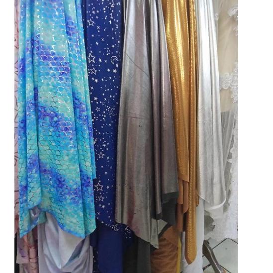 ✾ Bahan Kain Spandex Lycra Marmaid Premium ➥