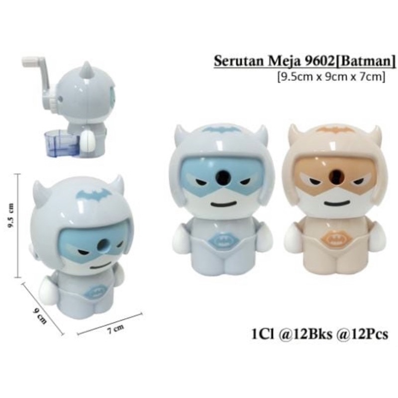 

Rautan putar meja bentuk batman satuan