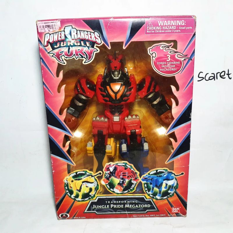 DX Power Rangers Jungle Fury Pride - Sentai Gekitouja Gekiranger Megazord