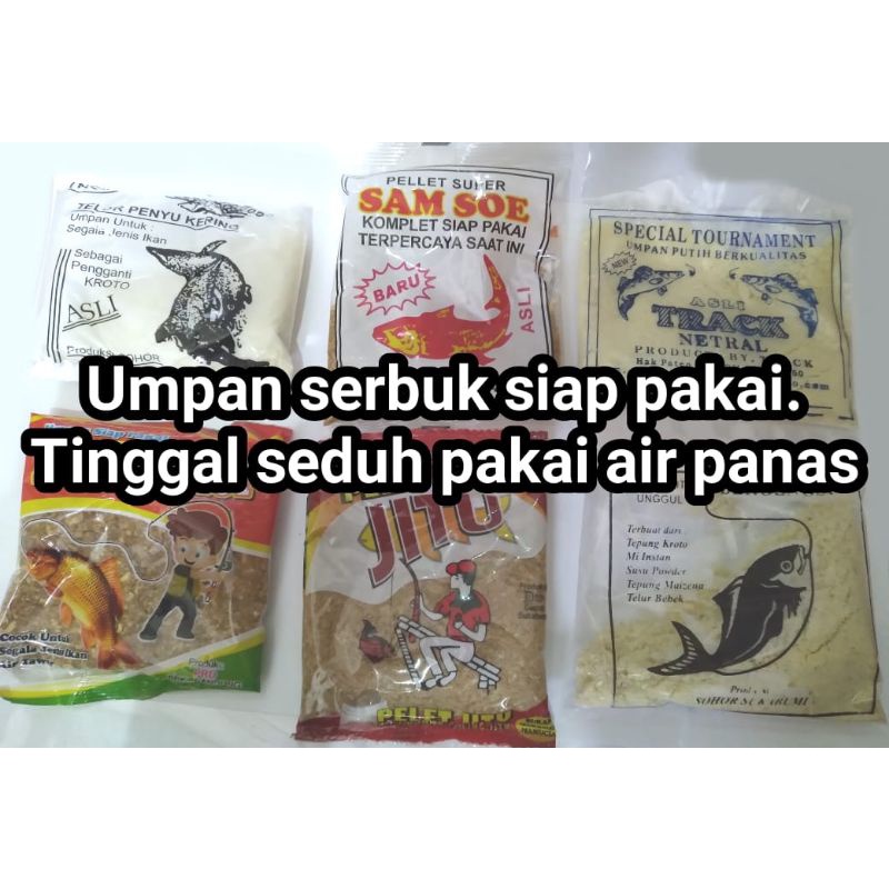 Umpan Serbuk Ikan Mas Babon Rame