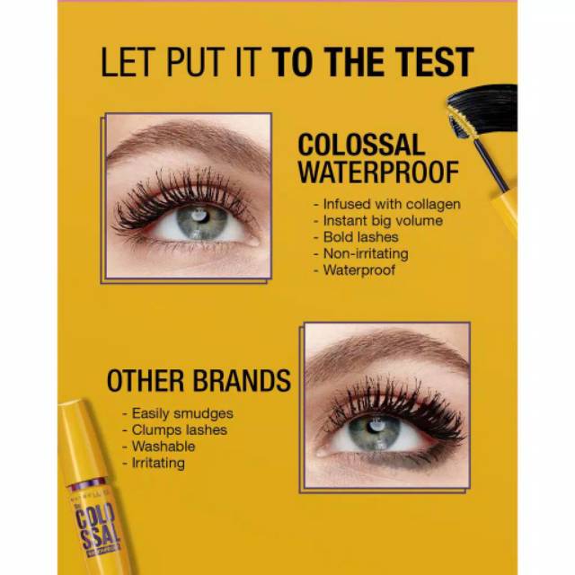 ❤ MEMEY ❤ MAYBELLINE The Colossal Waterproof Mascara