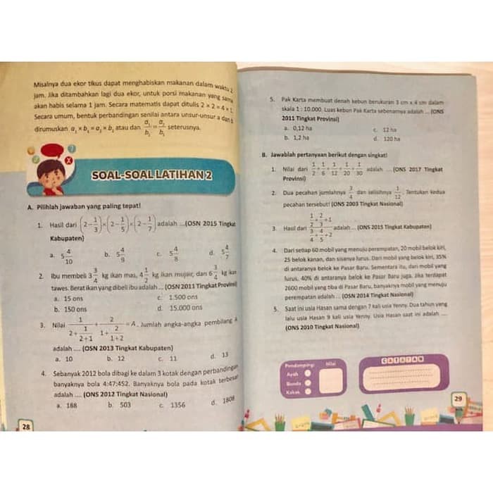 Kkc33 Buku Olimpiade Sain Nasonal Matematika Sdmi Juara Osn