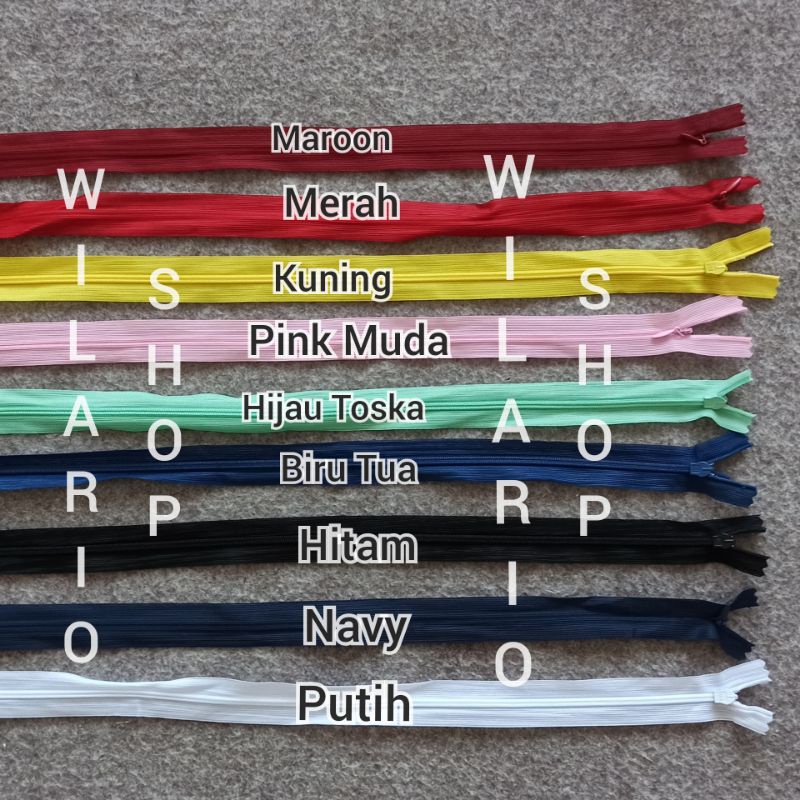 RESLETING JEPANG UK 20 INCH 50 CM | RESLETTING JEPANG 50 CM 2 INCH | ZIPPER JEPANG | SLETING JEPANG 2 INCH 50 CM