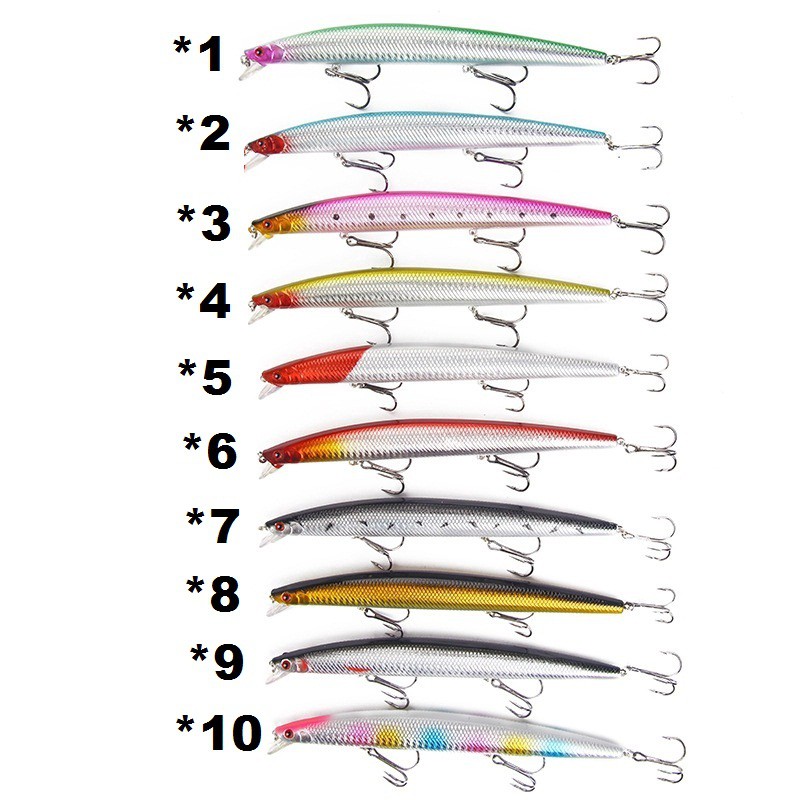 Lure Minnow Casting Trolling Panjang 3 Kail