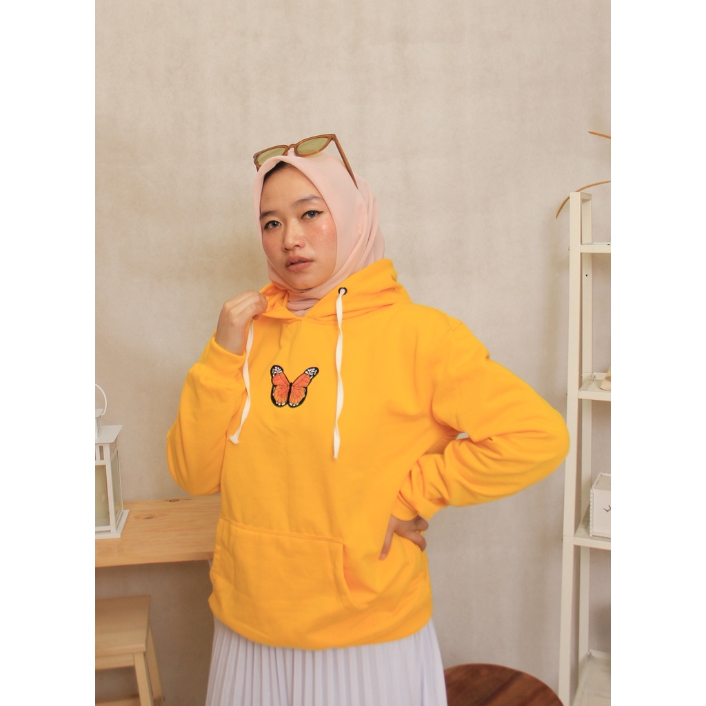 BUTTERPLAY HOODIE // Sweater Pria dan Wanita Logo Bordir Fashionable #BH