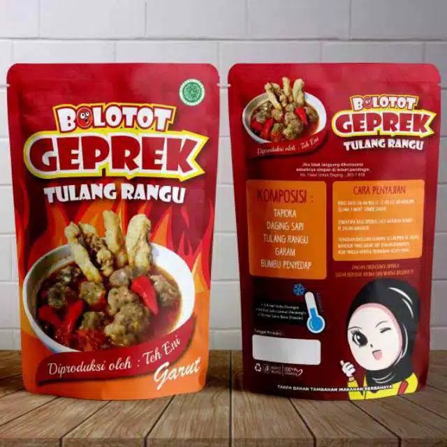 

baso bolotot ngajeletot super pedas BOCI BOLOTOT Cemilan Instan geprek bolotot tulang rangu mantap