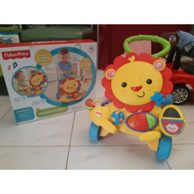 Pushwalker Fisherprice lion