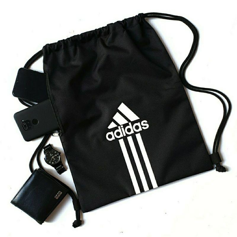 Tas Serut - Gymsack - String Bag Pria Wanita Adidas Basic Edition