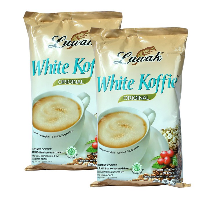 

KOPI LUWAK WHITE COFFEE 200 GR ISI 10 SACHET