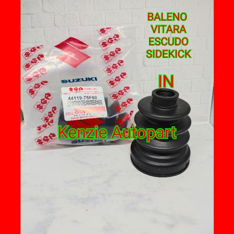 BOOT AS RODA CV JOINT BALENO VITARA ESCUDO SIDEKICK BAGIAN DALAM SINTETIS