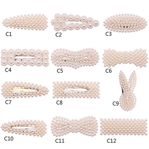 ★ Cayman ★ Pearl Jepit Rambut Hairpin 4pcs Suit Korea Fashion Women Hair Clips Accessories jew28-3