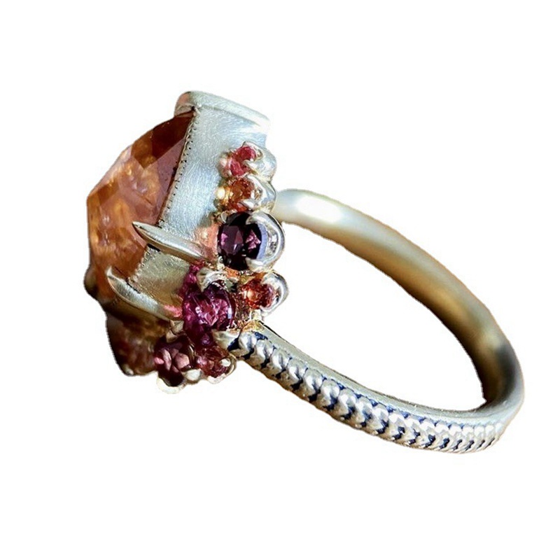 Fancyqube Cincin Emas Besar Bahan Resin Gaya Turki Dubai Untuk Wanita