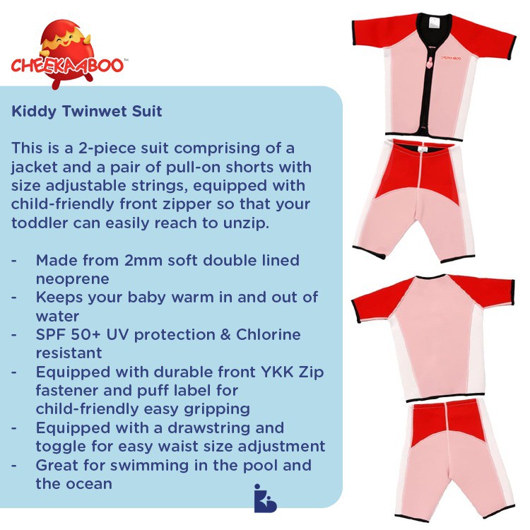 Cheekaaboo Kiddy Twinwet Suit