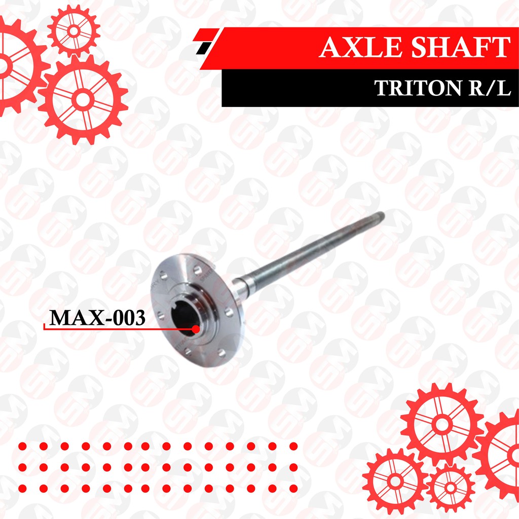 AXLE SHAFT/AS RODA "TRITON R/L (77 CM)"