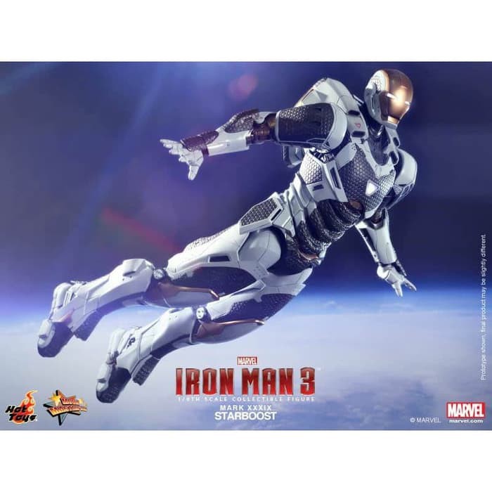 HOT TOYS MMS 214 IRON MAN 3 - MARK XXXIX STARBOOST (MIB)