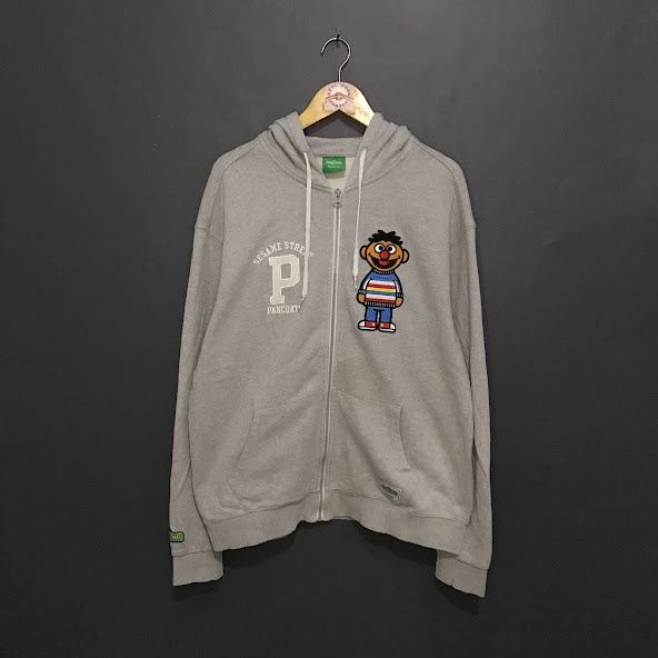 Hoodie - Sesame Street x Pancoat | Zipper Thrift [COD]