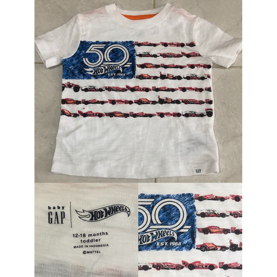 NEW KT KAOS ANAK KAOS BAYI HOTWHEELS BABY GAP ORIGINAL HOTWHEELS MURAH ORI