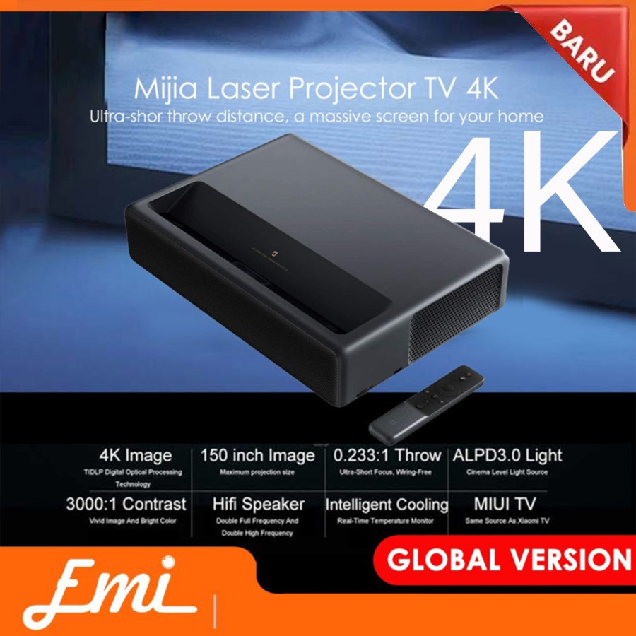 Mijia 4K Laser Projector 150&quot; Global Version