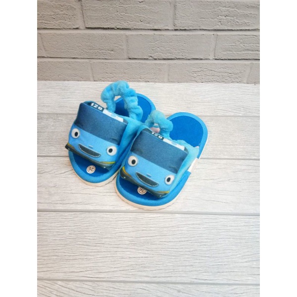 Sandal Boneka Balita Karakter Dengan Tali Belakang (1) kg= 20 pasang-tayo