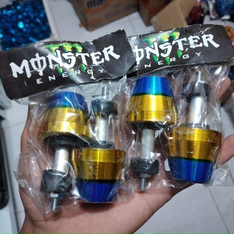 Jalu stang satria fu twotone almunium silver