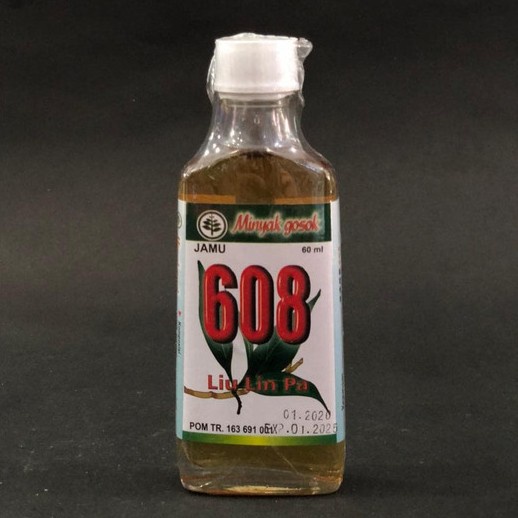 COD MINYAK GOSOK 608 LIU LIN PA PUTIH / KUNING 60ml - Kuning