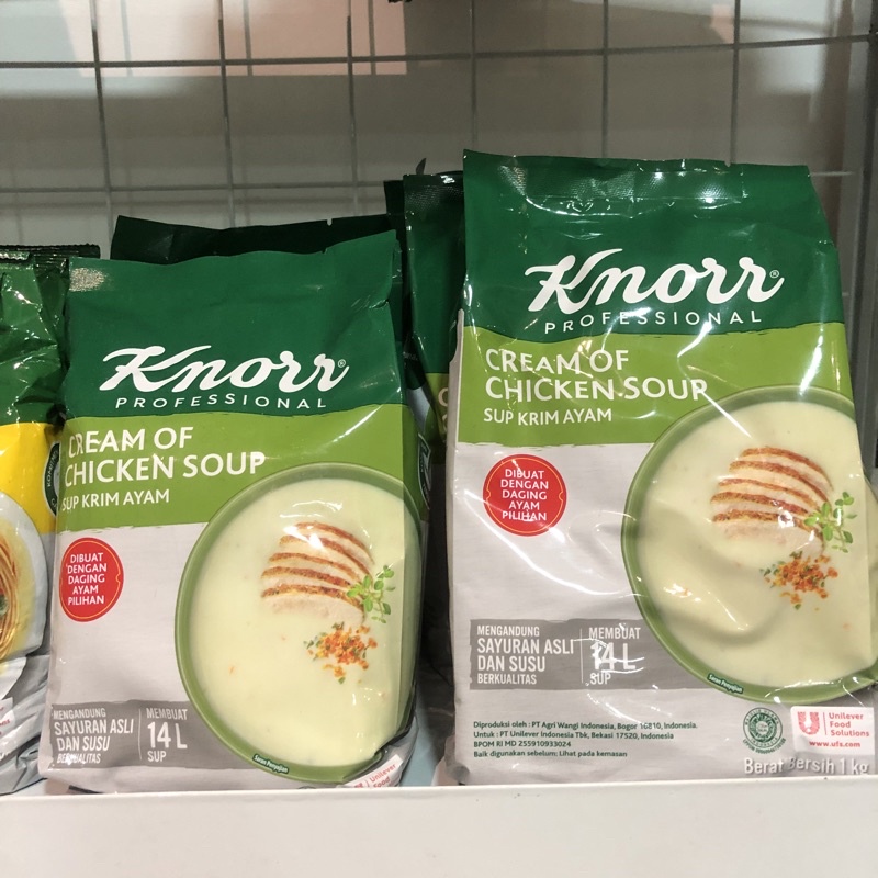 

Knorr Cream of chicken soup / sup krim ayam 1kg 1 kg