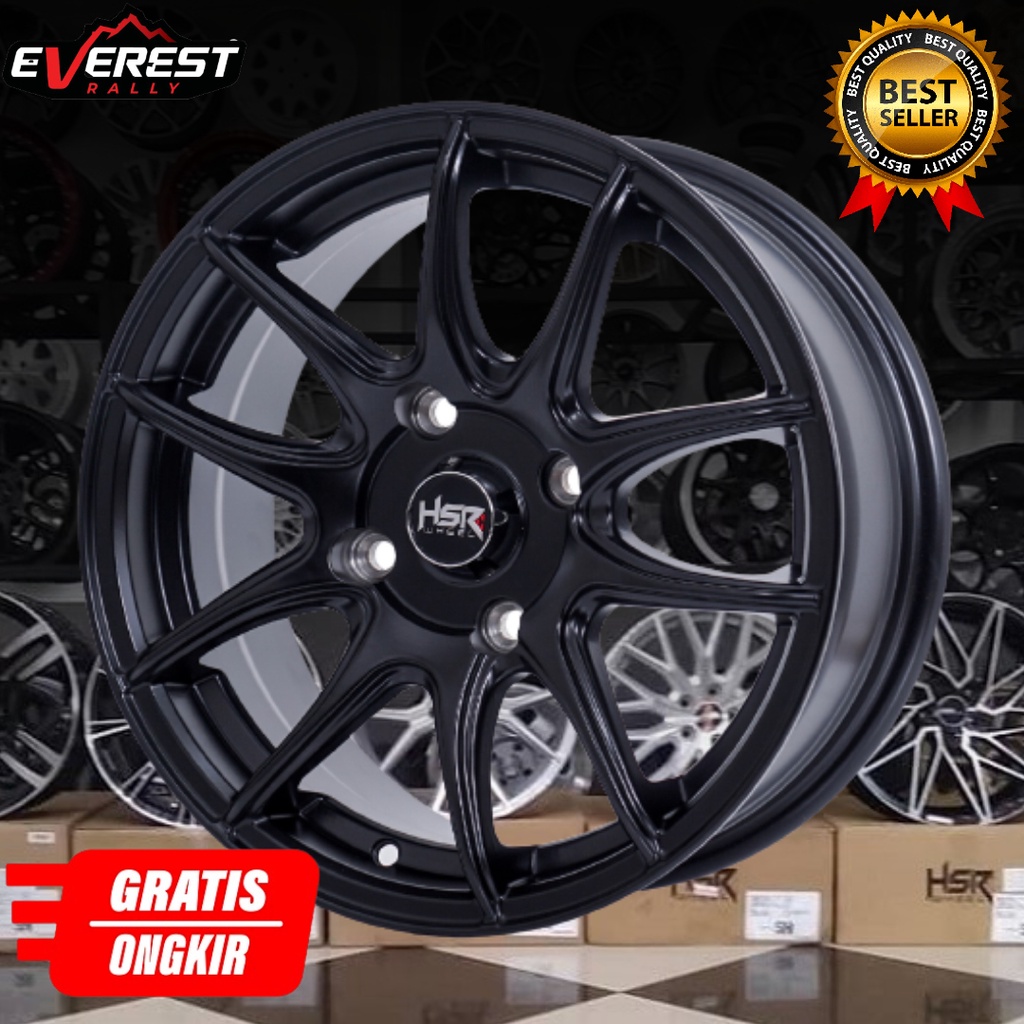 Velg Mobil HSR R15 Kijang 4x114,3 HSR Wheel KAMIKAZE HSR R15 Lebar 65 COCOK BUAT AVANZA DLL