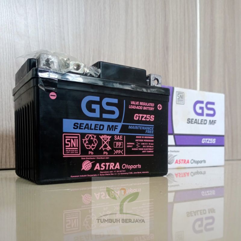 Jual Aki kering GS MF ASTRA GTZ-5S ORIGINAL 1000% Honda Beat Vario