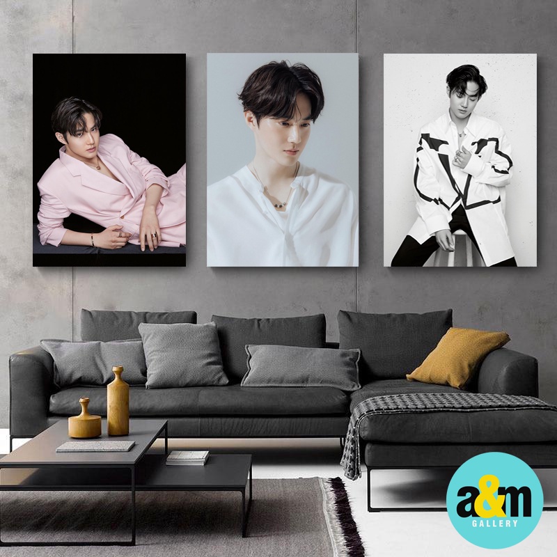 Poster Kayu SUHO EXO Hiasan Dinding Kamar K-POP I Pajangan Dinding Kamar K-POP Wall Decor Kamar - A&amp;M