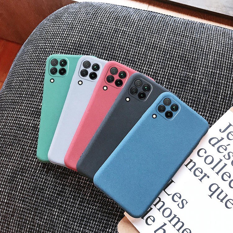Soft Case Samsung Galaxy M12 / A12, M22 / A22 4G, M31, M51, M32, M62 dan A21s Slim Matte Silicon Sandstone