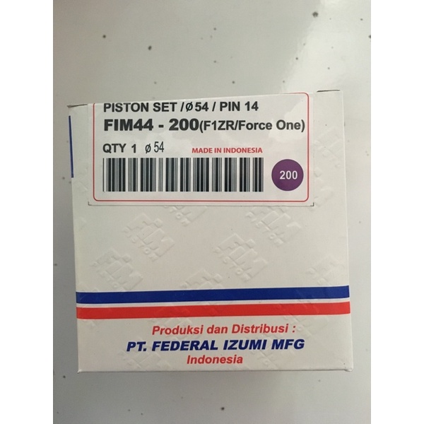 Piston Fim FIZ R piston kit fim fiz r os 25 50 75 125 200 350 piston fiz r fim-Over size 200