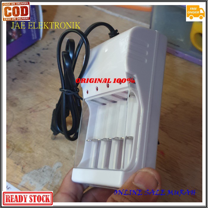 G505 Charger baterai AA AAA A2 A3 ORIGINAL adaptor rechargeable 1.2V desktop cas casan baterry travel adapter desk adaptive charging batery batu batere universal multi original fast charging G505   Charger ini cocok untuk batterai AA, AAA dan A23 recharge