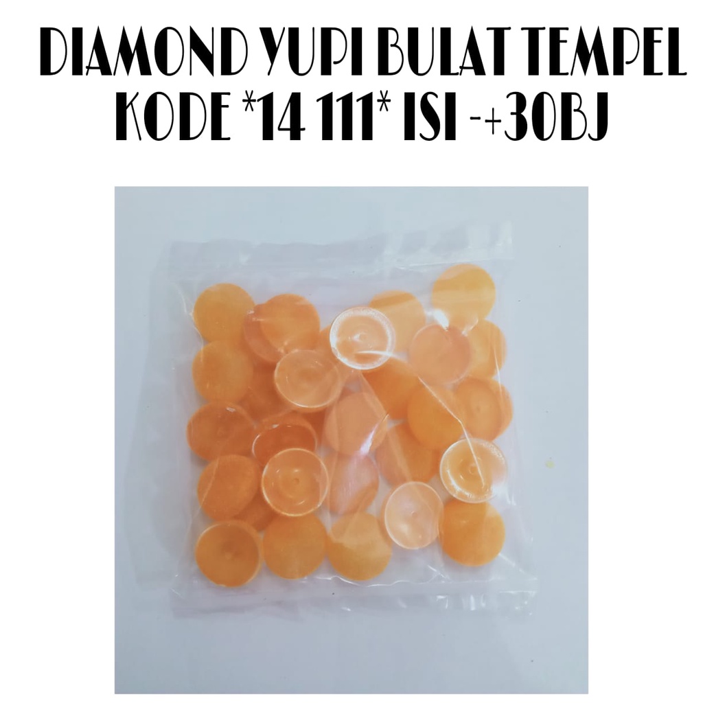 DIAMOND YUPI BULAT TEMPEL KODE *14 111* ISI -+30BJ