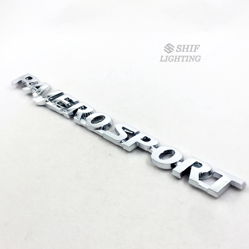 1pc Stiker Emblem Logo PAJERO SPORT Bahan ABS Krom Untuk Mobil MITSUBISHI