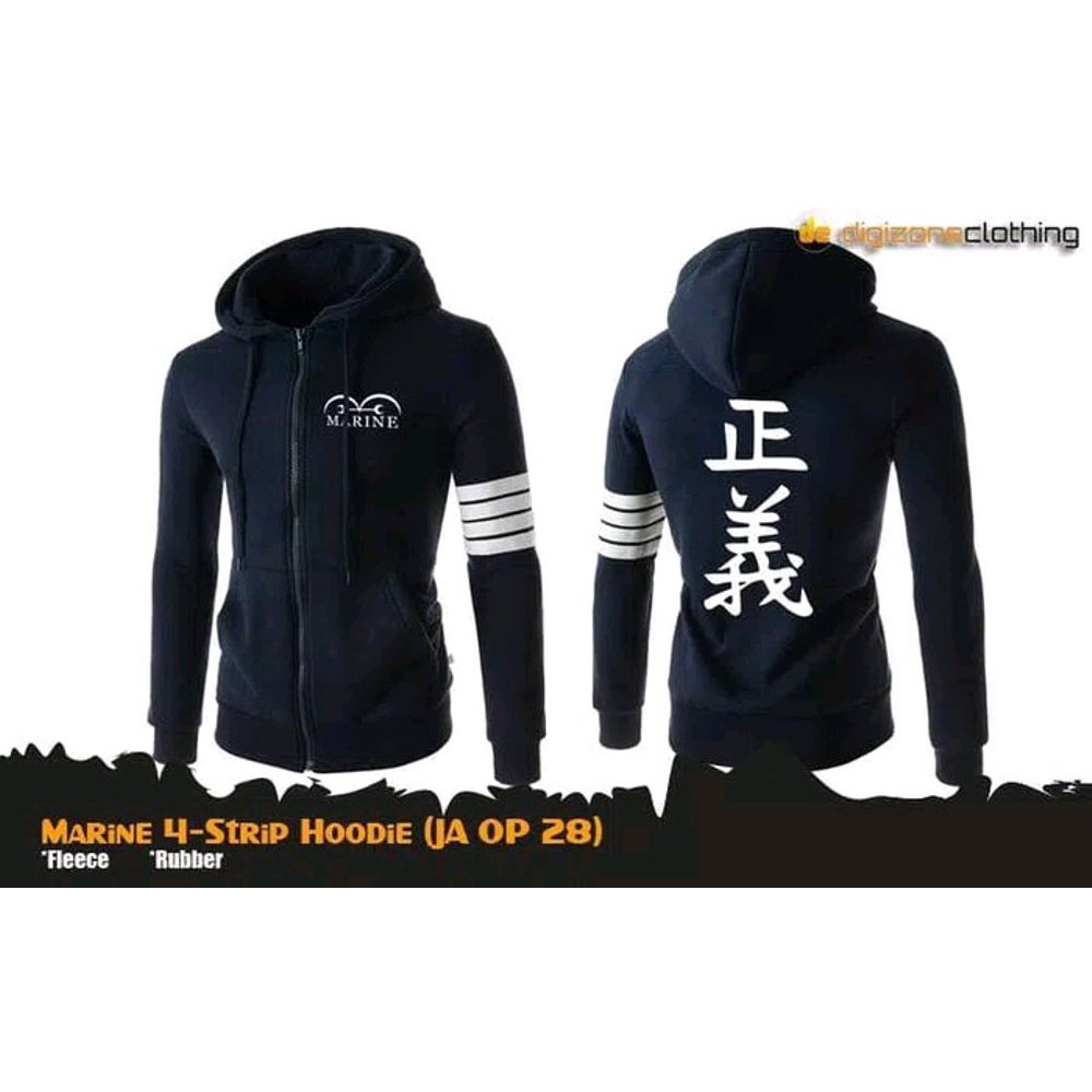 TERLARIS Jaket Sweater Anime Marine Jaket Keren