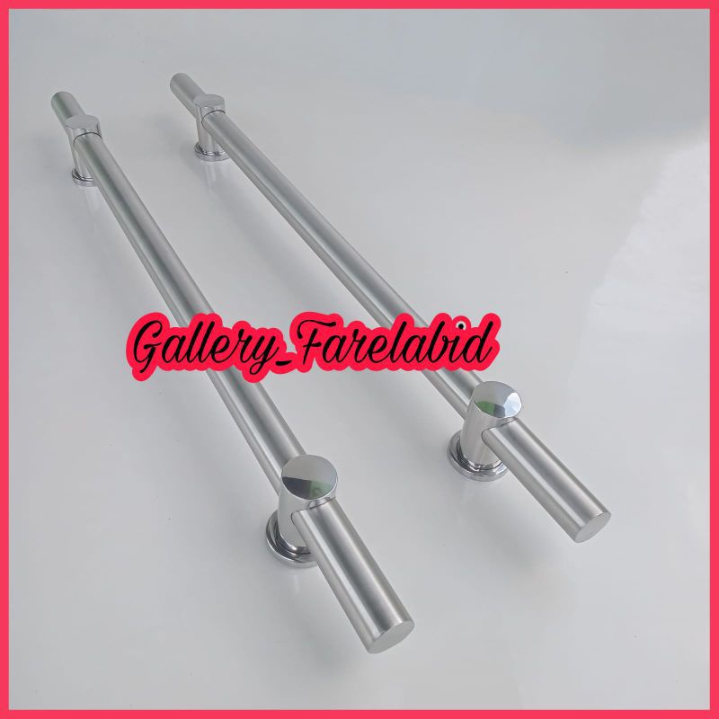 1 Meter Handle Pintu Rumah Stainless Steel 100 Cm Gagang Pintu Rumah Modern 80 Cm Pegangan Pintu Kupu Tarung Tarikan Pintu Rumah Minimalis