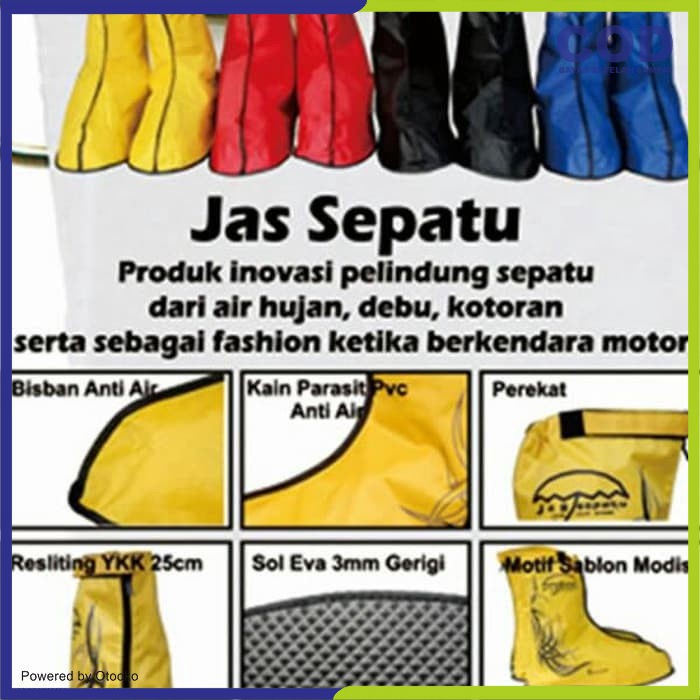 Cover shoes jas pelapis sepatu funcover Pelindung Basah sepatu tribal design