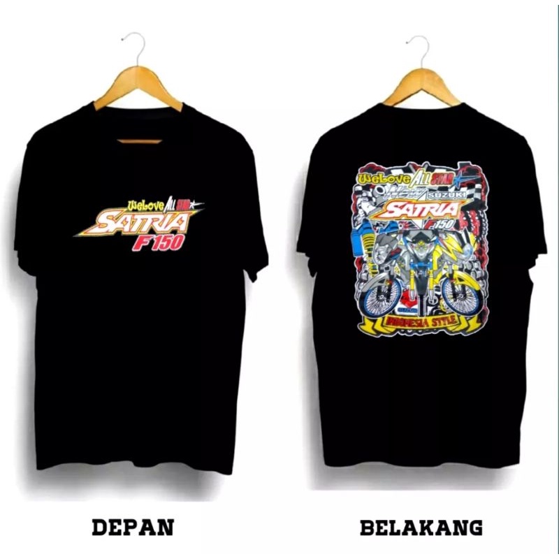 bayar di tempat / kaos t-shirt motif satria we love / baju kaos distro satria f150 / kaos distro pria terlaris dan termurah 2022 / kaos distro motif terbaru 2022 / baju kaos pria dewasa